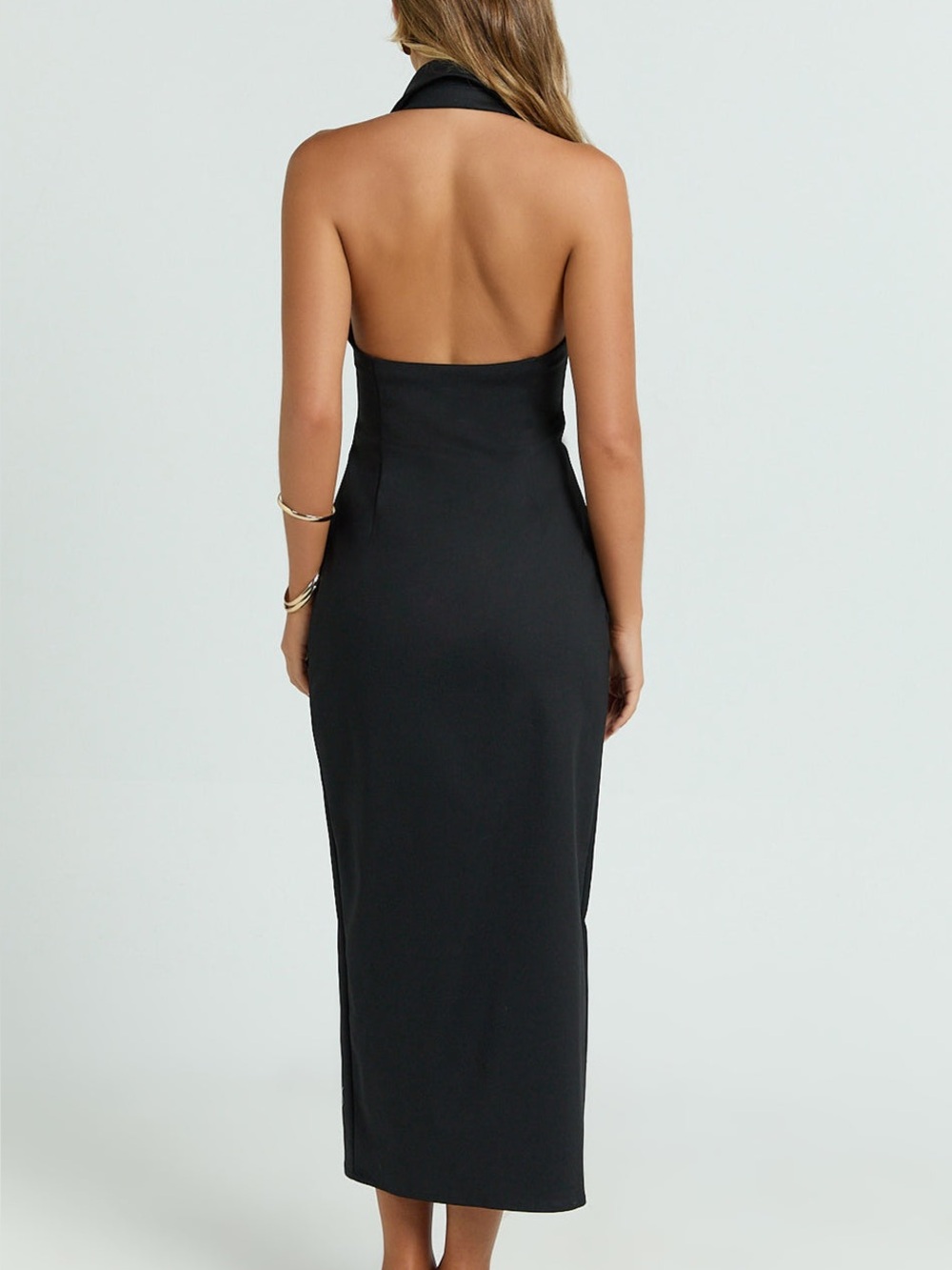 NWT REVOLVE Australia SHOWPO Lillibelle midi dress collared button front US 10 - Picture 4 of 11